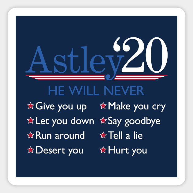 Astley 2020 Sticker by DCLawrenceUK